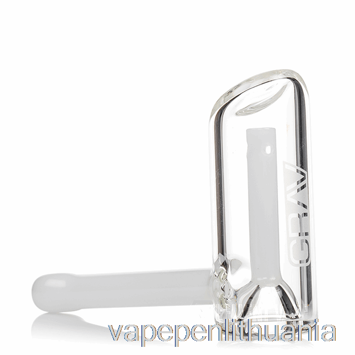 Grav Mini Plaktukas Bubbler Baltas Akcentas Vape Skystis